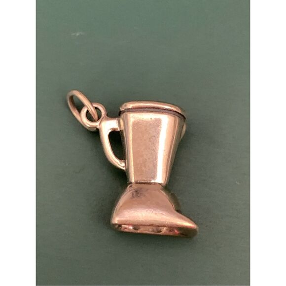 .925 Blender Sterling Silver Jewelry Charm #cook #smoothie - Picture 4 of 4